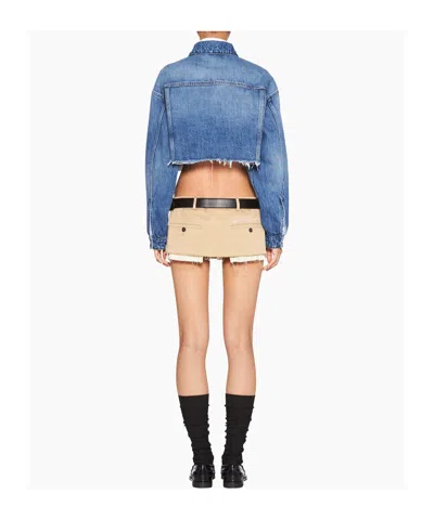 Miu Miu Denim Blouson Jacket