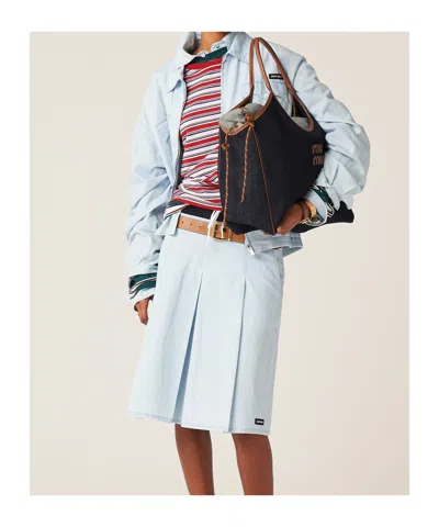 Miu Miu Chambray Blouson Jacket