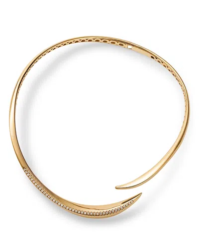Bloomingdale's Fine Collection Bloomingdale's Diamond Bypass Collar Necklace In 14k Yellow Gold, 0.58 Ct. T. W.