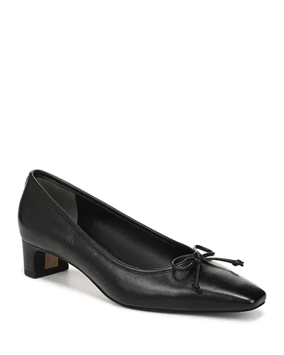 Sam Edelman Women's Rinda Leather Kitten Heel Pumps