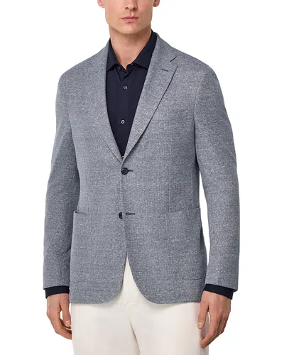 Boggi Milano Melange B Regular Fit Jacket In Gray