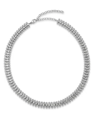 Bloomingdale's Fine Collection Luxe Collection Diamond Necklace In 14k White Gold, 10.0 Ct. T. W.