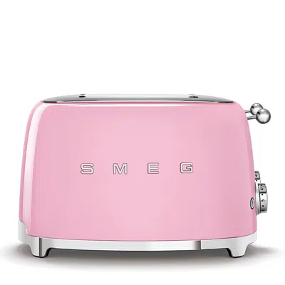 Smeg 4 X 4 Toaster In Pink