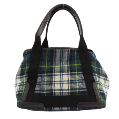 Pre-owned Balenciaga Green Wool Tote Bag ()