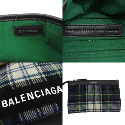 Pre-owned Balenciaga Green Wool Tote Bag ()