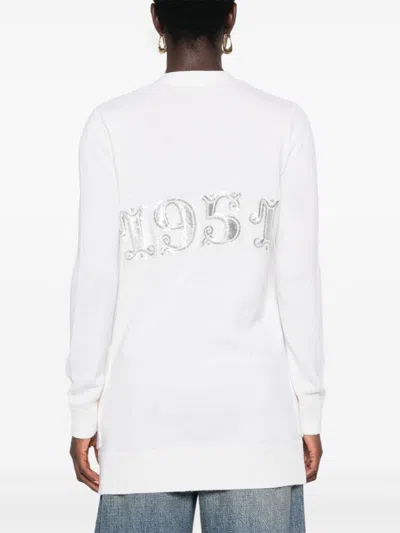 Max Mara Sweaters In White