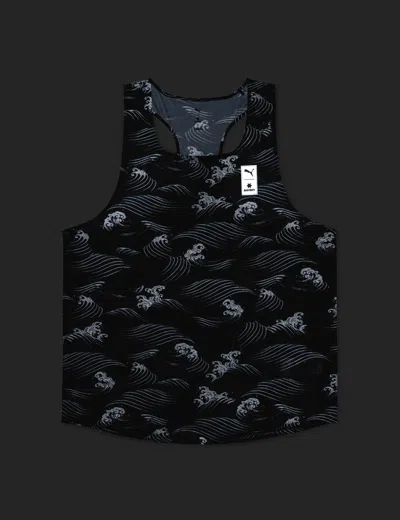 Puma X Saysky Graphic Singlet In Blue
