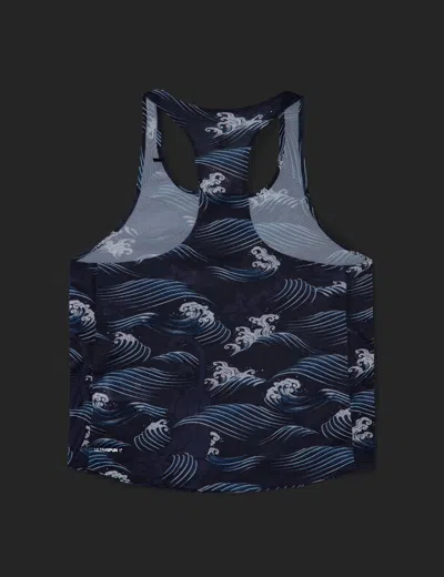 Puma X Saysky Graphic Singlet New Navy In Blue
