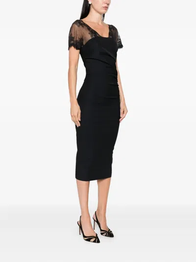 Chiara Boni La Petite Robe Lace-insert Bodycon Midi Dress