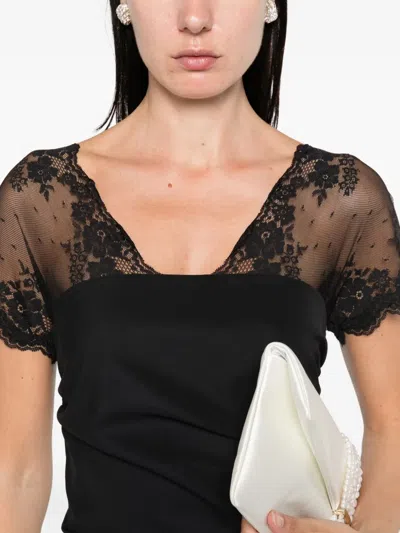 Chiara Boni La Petite Robe Lace-insert Bodycon Midi Dress