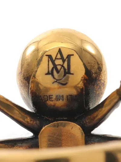 Pre-owned Alexander Mcqueen 2010s Spider Skull Ring