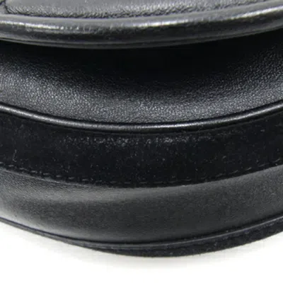 Pre-owned Burberry Black Leather Suede Pochette Shoulder Bag ()