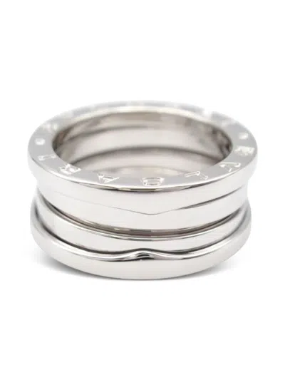 Pre-owned Bvlgari 18k White Gold B-zero Ring