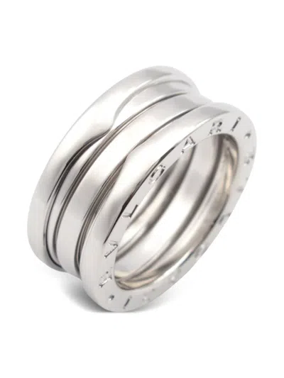 Pre-owned Bvlgari 18k White Gold B-zero Ring