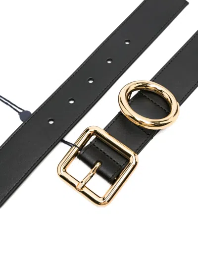 Jacquemus Le Ceinture Regalo Leather Belt In Black