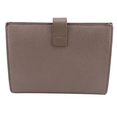 Pre-owned Celine Beige Leather Wallet (bi-fold) () In Sand