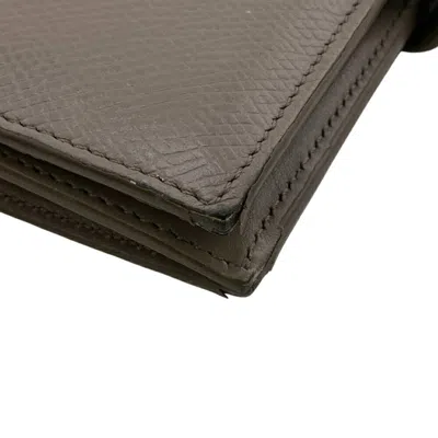 Pre-owned Celine Beige Leather Wallet (bi-fold) () In Sand
