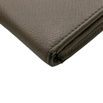Pre-owned Celine Beige Leather Wallet (bi-fold) () In Sand