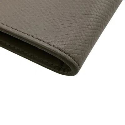 Pre-owned Celine Beige Leather Wallet (bi-fold) () In Sand