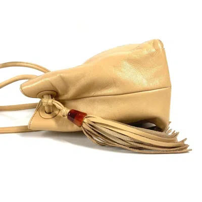 Pre-owned Chanel Beige Leather Shoulder Bag Tote Bag ()