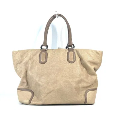 Pre-owned Chanel Beige Leather Shoulder Bag Tote Bag ()
