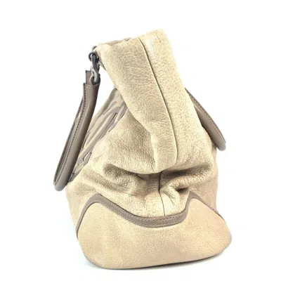 Pre-owned Chanel Beige Leather Shoulder Bag Tote Bag ()