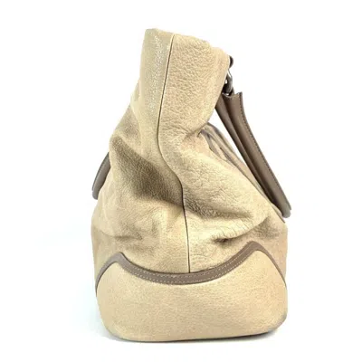 Pre-owned Chanel Beige Leather Shoulder Bag Tote Bag ()