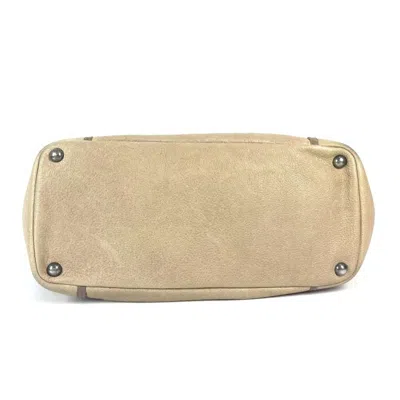 Pre-owned Chanel Beige Leather Shoulder Bag Tote Bag ()