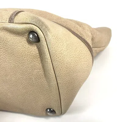Pre-owned Chanel Beige Leather Shoulder Bag Tote Bag ()