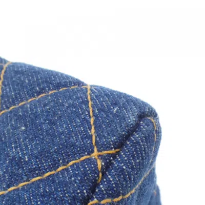 Pre-owned Chanel Blue Denim Shoulder Bag ()