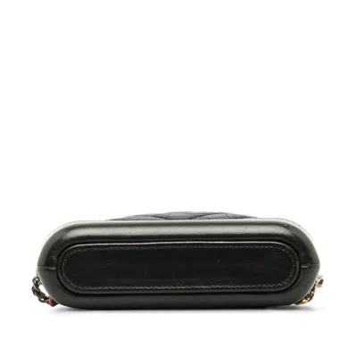 Pre-owned Chanel Navy Leather Shoulder Bag ()
