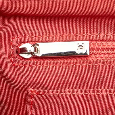 Pre-owned Chanel Red Color Leather Backpack ()