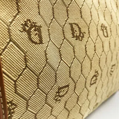 Pre-owned Dior Christian  Beige Canvas Clutch Bag ()