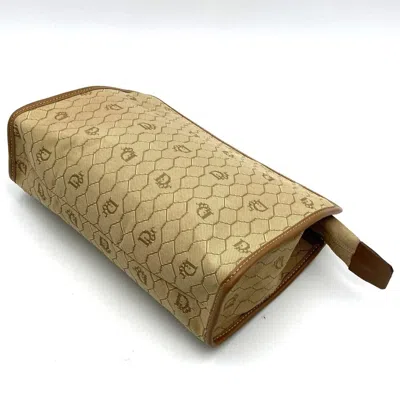 Pre-owned Dior Christian  Beige Canvas Clutch Bag ()