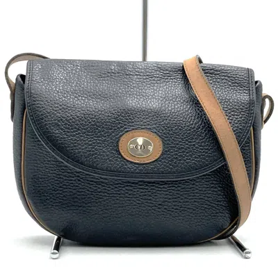 Pre-owned Dior Christian  Black Leather Shoulder Bag ()