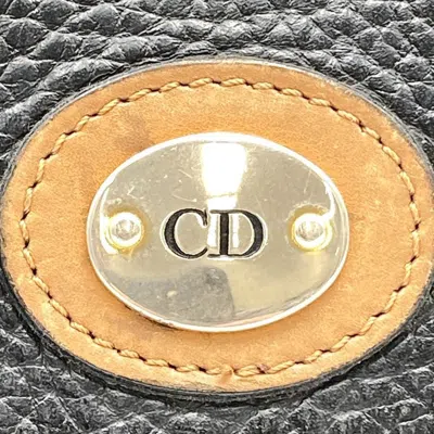 Pre-owned Dior Christian  Black Leather Shoulder Bag ()