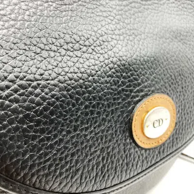 Pre-owned Dior Christian  Black Leather Shoulder Bag ()