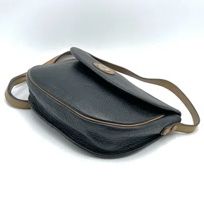 Pre-owned Dior Christian  Black Leather Shoulder Bag ()