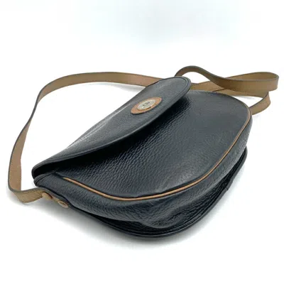 Pre-owned Dior Christian  Black Leather Shoulder Bag ()