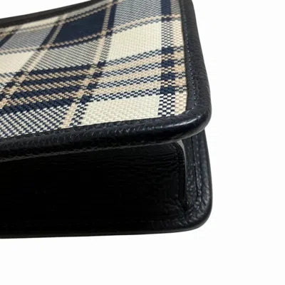 Pre-owned Coach Canvas Leather Clutch Bag Shoulder Bag ()