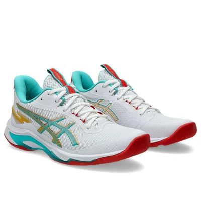 Asics (wmns)  Netbuener Ballistic Ff 4 'white Sea Glass' In White