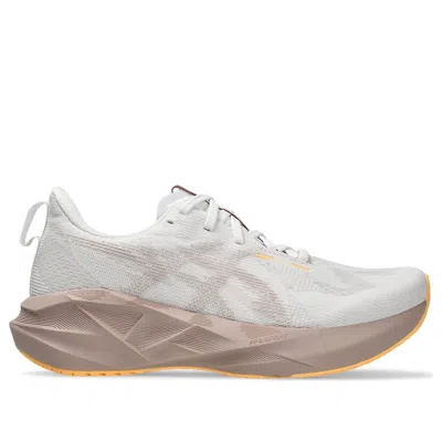 Asics (wmns)  Novablast 5 'white Fawn' In Gray