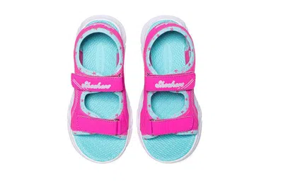 Skechers (gs)  C-flex Sandal 'hyper Multi' In Pink