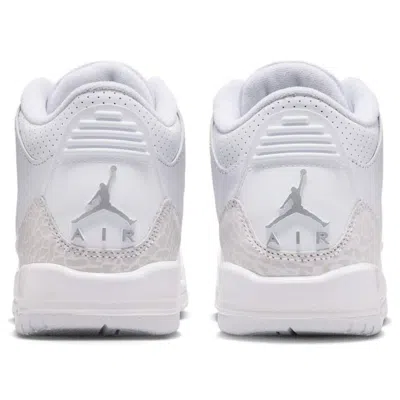 Air Jordan (gs)  3 'pure Money' In White