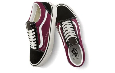 Vans Old Skool 36 Dx 'black Burgundy' In Multi