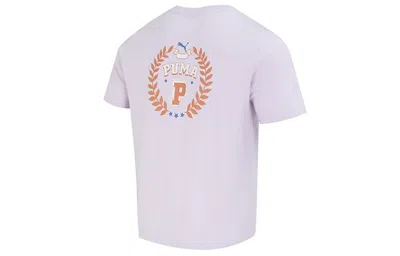Puma Sportswear Logo Tee 'purple'