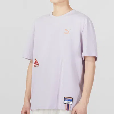 Puma Sportswear Logo Tee 'purple'