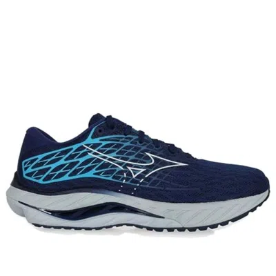Mizuno Wave Inspire 20 4e Wide 'navy' In Blue