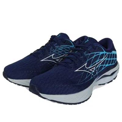Mizuno Wave Inspire 20 4e Wide 'navy' In Blue