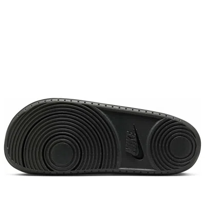 Nike Offcourt Slides 'dark Smoke Grey College Grey' In Black